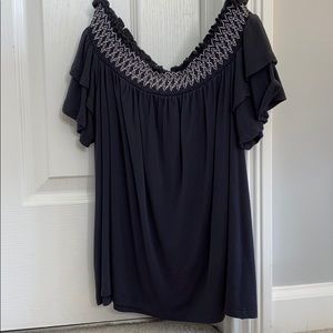 Off the shoulder shirt